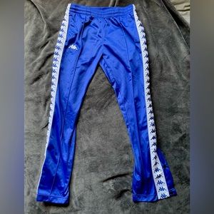 Dark Blue tear-away track pants - Kappa